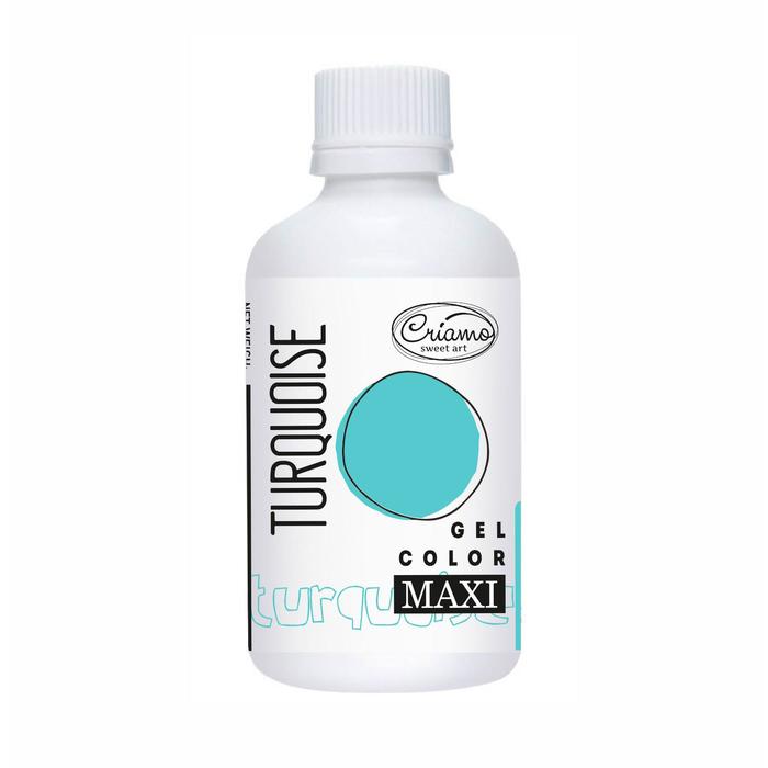 Гелевый краситель пищевой макси "Criamo", Бирюзовый, 125 г
Гелевый краситель пищевой макси "Criamo", Бирюзовый, 125 г