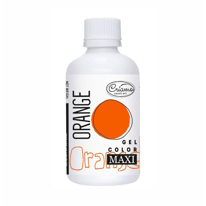 Гелевый краситель пищевой макси "Criamo", Оранжевый, 125 г
Гелевый краситель пищевой макси "Criamo", Оранжевый, 125 г
