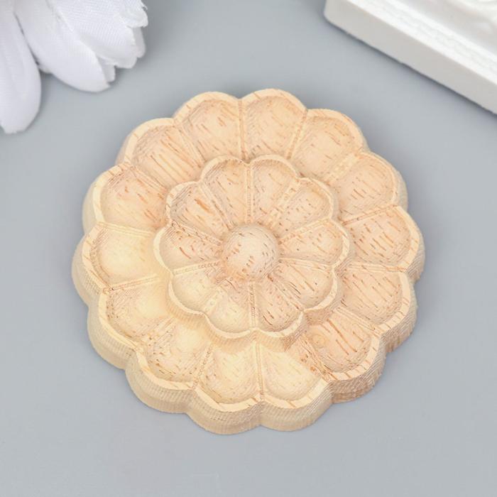 Заготовка для росписи дерево "Круглый элемент - Цветок" В78 5х5 см
Заготовка для росписи дерево "Круглый элемент - Цветок" В78 5х5 см