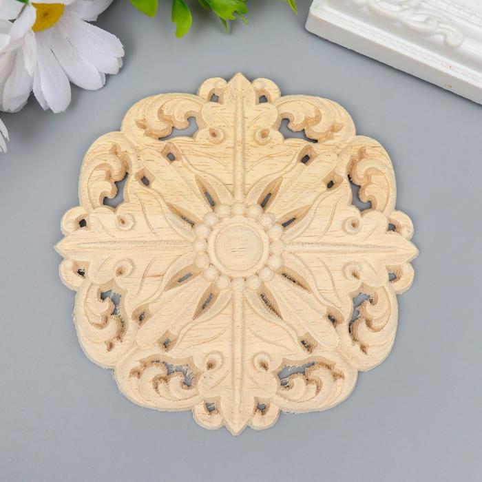 Заготовка для росписи дерево "Фигурный элемент - Цветок" В5 10х10 см
Заготовка для росписи дерево "Фигурный элемент - Цветок" В5 10х10 см