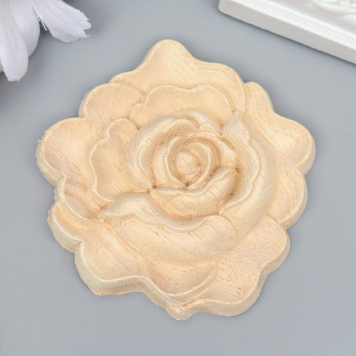 Заготовка для росписи дерево "Фигурный элемент - Роза" B122 7х7х1,5 см
Заготовка для росписи дерево "Фигурный элемент - Роза" B122 7х7х1,5 см