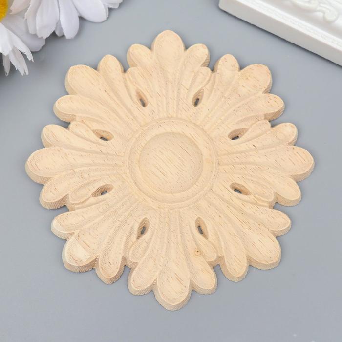 Заготовка для росписи дерево "Фигурный элемент - Цветок" В132 10х10 см 
Заготовка для росписи дерево "Фигурный элемент - Цветок" В132 10х10 см