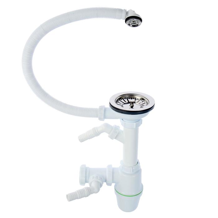 Сифон для мойки Akvater, 3 1/2" х 40 мм, круглый перелив, с двумя отводами для стир. машины
Сифон для мойки Akvater, 3 1/2" х 40 мм, круглый перелив, с двумя отводами для стир. машины