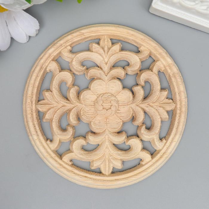 Заготовка для росписи дерево "Круглый элемент - Цветок" В128 10х10 см
Заготовка для росписи дерево "Круглый элемент - Цветок" В128 10х10 см