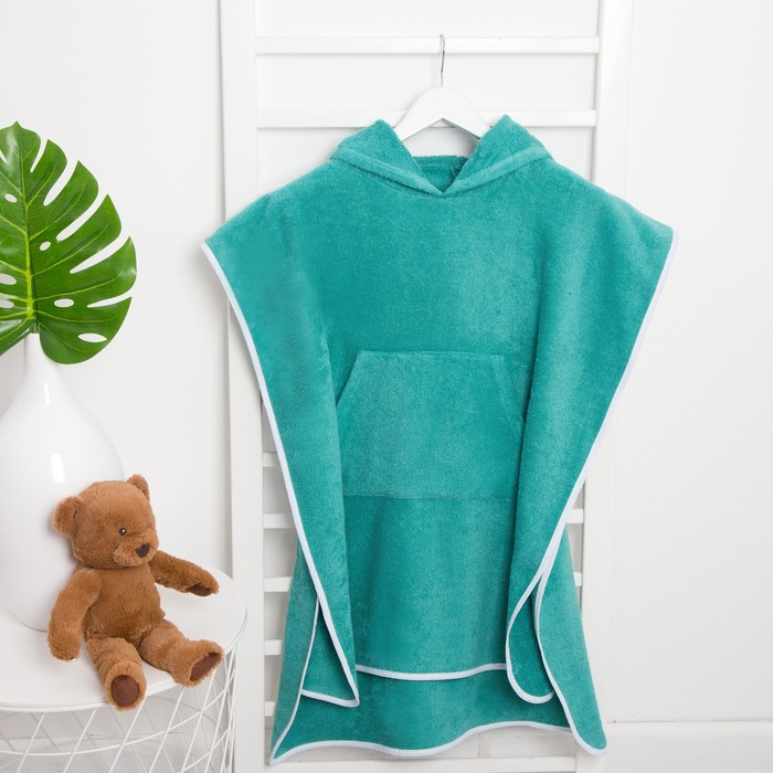 Полотенце-пончо с карманом Крошка Я, цвет зелёный, размер 32-38, 100 % хлопок, 320 г/м2
Полотенце-пончо с карманом Крошка Я, цвет зелёный, размер 32-38, 100 % хлопок, 320 г/м2