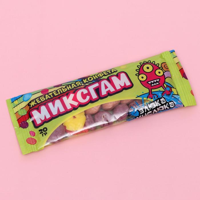 Жевательная конфета "Миксгам. Злюка-кислюка", 20 г
Жевательная конфета "Миксгам. Злюка-кислюка", 20 г