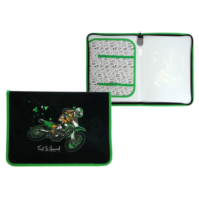 Папка д/труда А4 молния вокруг/откидная планка пластик ArtSpace ПТР-5 мал Bike
Папка д/труда А4 молния вокруг/откидная планка пластик ArtSpace ПТР-5 мал Bike