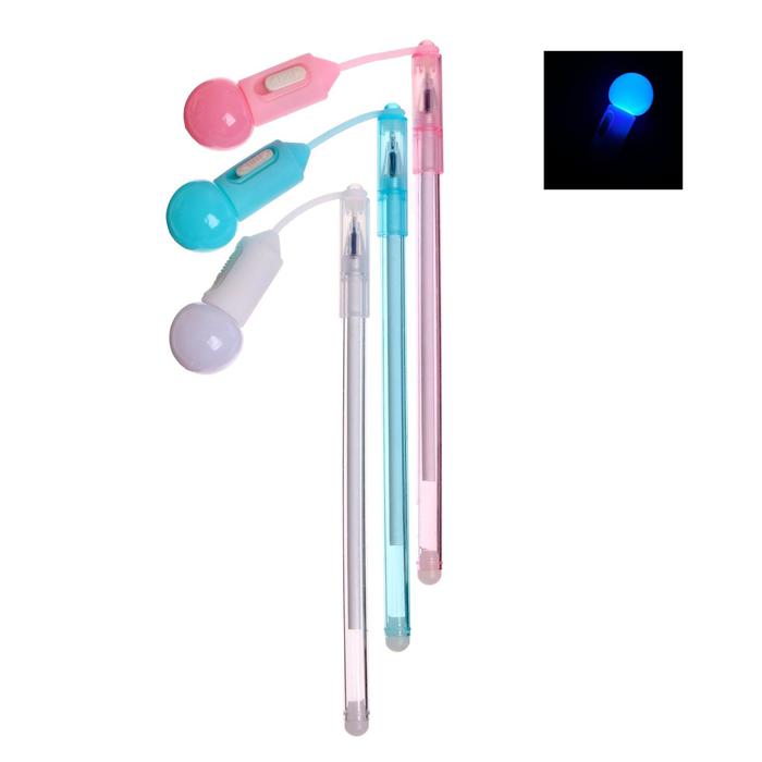 Ручка-прикол Calligrata "Лампочка", гелевая, светится, МИКС
Ручка-прикол Calligrata "Лампочка", гелевая, светится, МИКС