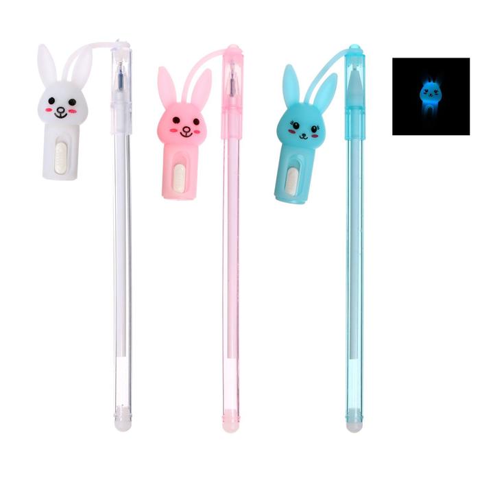 Ручка-прикол Calligrata "Зайка", гелевая, светится, МИКС
Ручка-прикол Calligrata "Зайка", гелевая, светится, МИКС