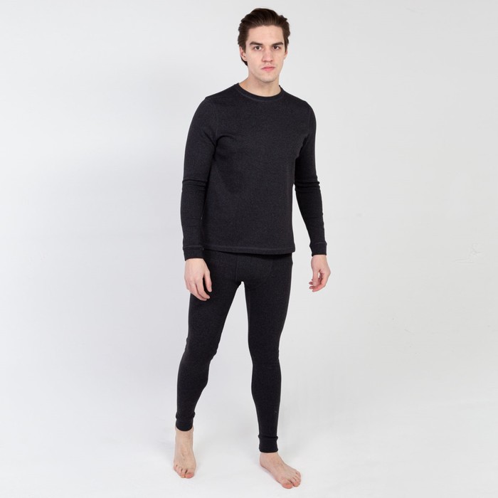 Термобельё мужское (лонгслив. брюки), цвет антрацит, размер 58
Термобельё мужское (лонгслив. брюки), цвет антрацит, размер 58