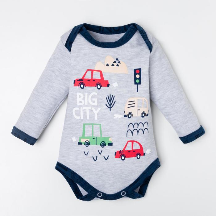 Боди с длинным рукавом Крошка Я «Машинки», рост 68-74 см
Боди с длинным рукавом Крошка Я «Машинки», рост 68-74 см