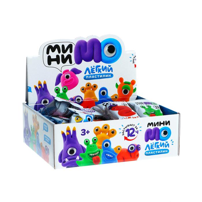 Набор легкого пластилина ТМ «МиниМо» шоубокс, 24 шт. по 20 г в шоубоксе/ 8 цветов МИКС
Набор легкого пластилина ТМ «МиниМо» шоубокс, 24 шт. по 20 г в шоубоксе/ 8 цветов МИКС