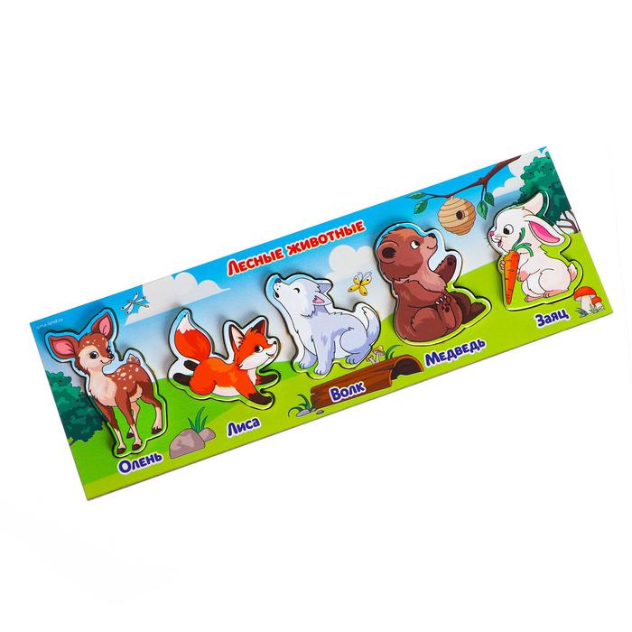 Рамка-вкладка «Лесные животные», объёмные детали
Рамка-вкладка «Лесные животные», объёмные детали