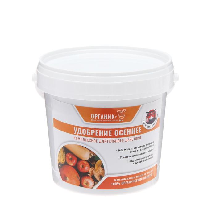 Удобрение комплексное "Органик +", осеннее, 600 г
Удобрение комплексное "Органик +", осеннее, 600 г