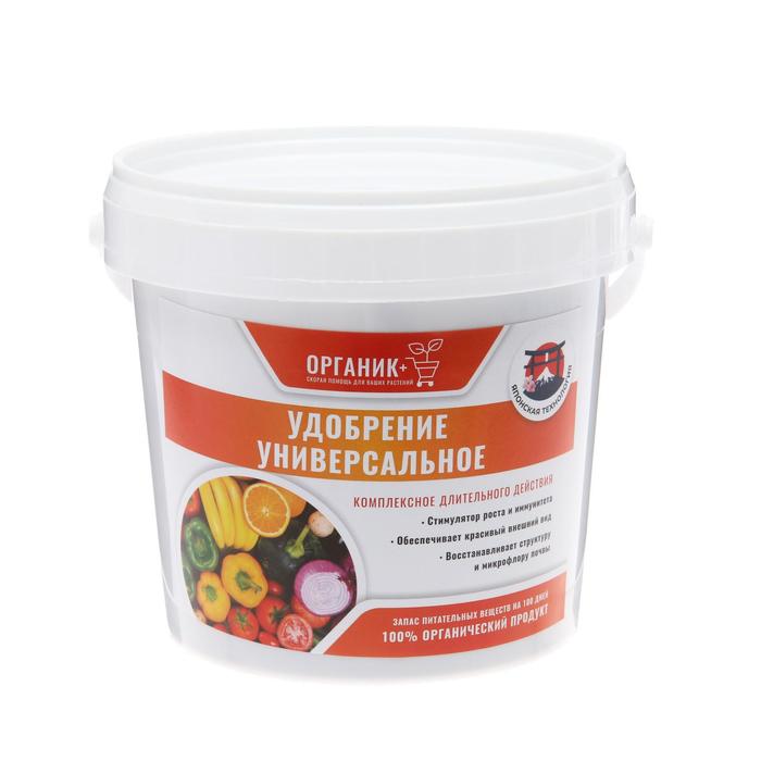 Удобрение универсальное "Органик +", 600 г
Удобрение универсальное "Органик +", 600 г