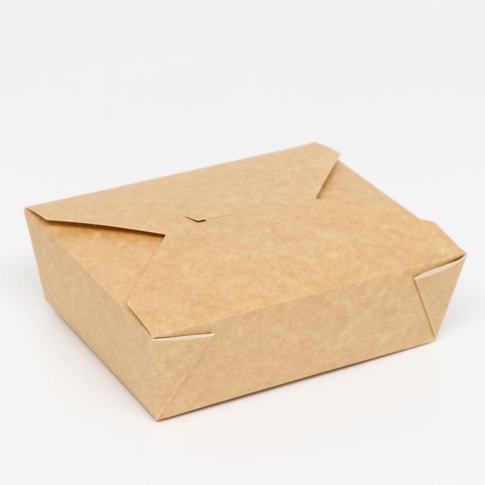 Контейнер универсальный, крафтовый, 1 л, 17 х 13,5 х 5 см
Контейнер универсальный, крафтовый, 1 л, 17 х 13,5 х 5 см