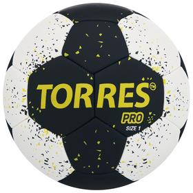 Мяч гандбольный TORRES PRO, размер 1, ПУ, гибридная сшивка, цвет чёрный/белый/жёлтый
Мяч гандбольный TORRES PRO, размер 1, ПУ, гибридная сшивка, цвет чёрный/белый/жёлтый