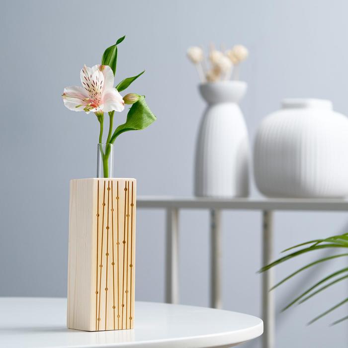 Ящик деревянный с колбой "Линии" гравировка с одной стороны
Ящик деревянный с колбой "Линии" гравировка с одной стороны