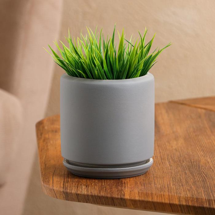 Горшок для цветов "Линос", круглый, матовый, серый, 0.8 л
Горшок для цветов "Линос", круглый, матовый, серый, 0.8 л
