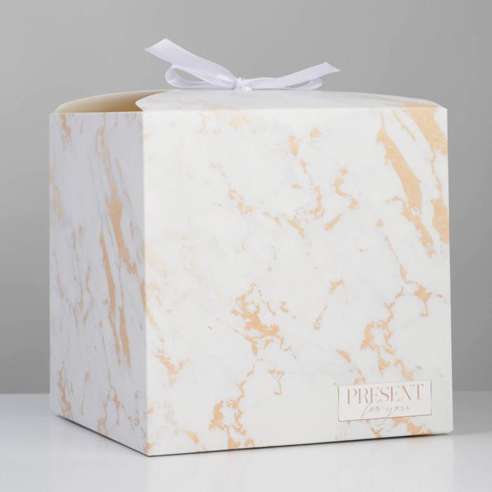 Коробка складная «Мрамор», 18 × 18 × 18 см
Коробка складная «Мрамор», 18 × 18 × 18 см