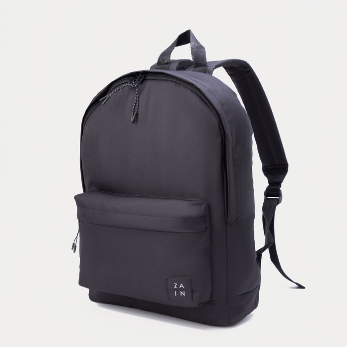 Рюкзак, отдел на молнии, наружный карман, цвет чёрный
Рюкзак, отдел на молнии, наружный карман, цвет чёрный