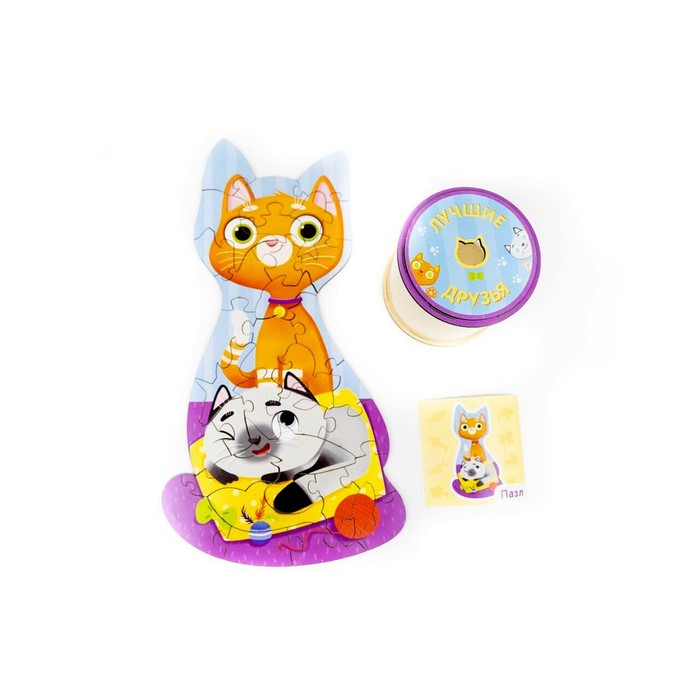 Фигурный пазл «Лучшие друзья» 34 элемента
Фигурный пазл «Лучшие друзья» 34 элемента