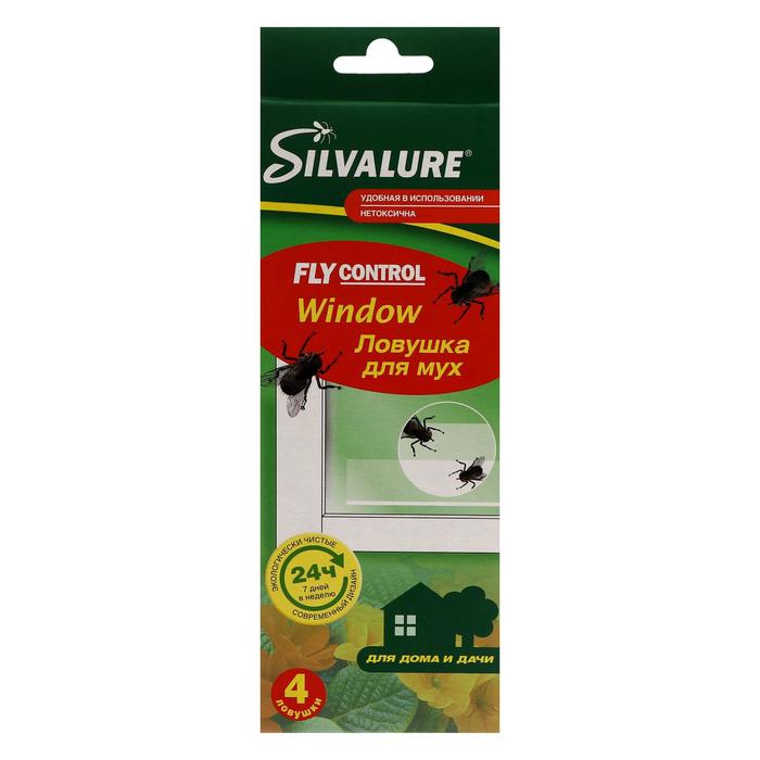 Клеевая ловушка от мух на окна Silvalure Window, 4 шт.
Клеевая ловушка от мух на окна Silvalure Window, 4 шт.