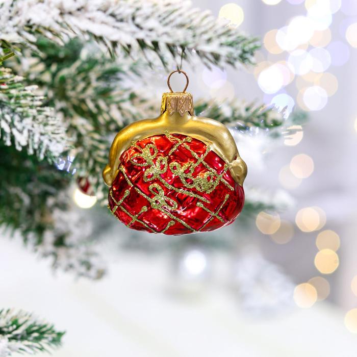 Ёлочная игрушка "Кошелек", 6.5 см, стекло
Ёлочная игрушка "Кошелек", 6.5 см, стекло