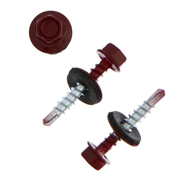 Саморезы кровельные ТУНДРА krep с буром 4.8x28 мм, темно-красный 60 шт.
Саморезы кровельные ТУНДРА krep с буром 4.8x28 мм, темно-красный 60 шт.