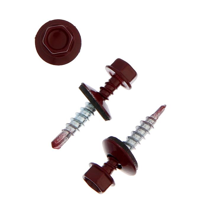 Саморезы кровельные ТУНДРА krep с буром 4.8x28 мм, темно-красный 1 кг
Саморезы кровельные ТУНДРА krep с буром 4.8x28 мм, темно-красный 1 кг