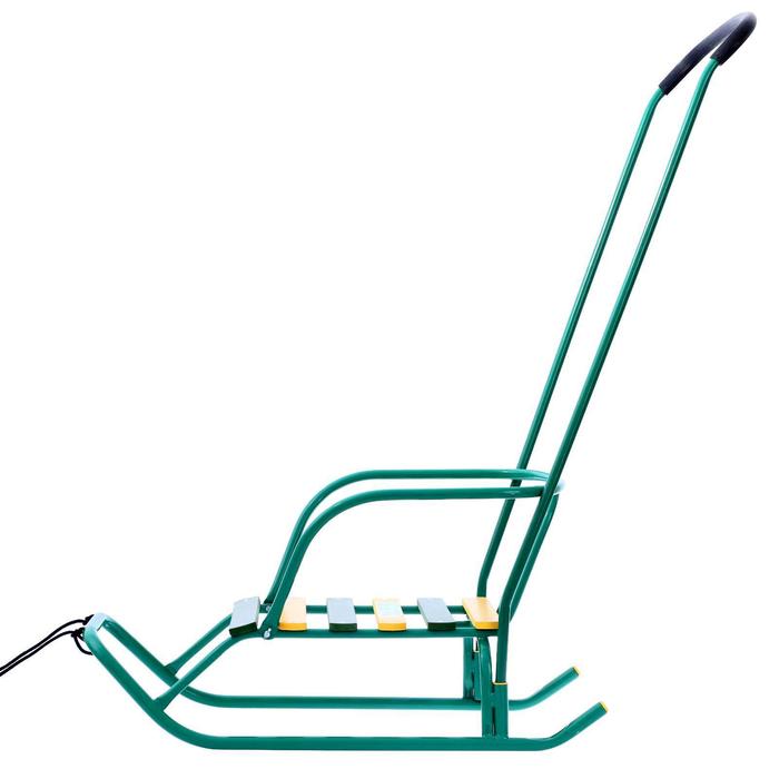 фото Санки «ветерок 6», цвет зелёный nika kids