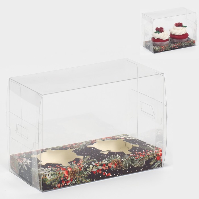 Коробка для капкейка «Ботаника», 16 × 8 × 11.5 см
Коробка для капкейка «Ботаника», 16 × 8 × 11.5 см