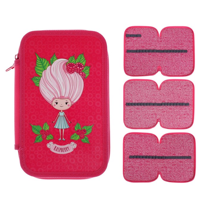 Пенал 3 секции «Малинка», 120 х 205 мм, 3D объёмный рисунок
Пенал 3 секции «Малинка», 120 х 205 мм, 3D объёмный рисунок