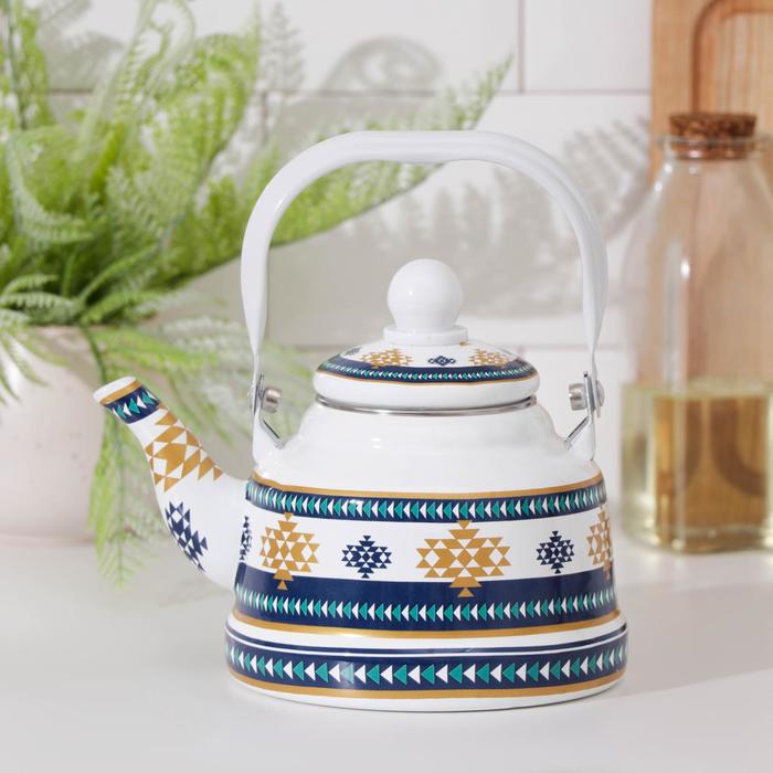 Чайник «Скандинавия», 1,1 л, индукция, цвет белый с золотом
Чайник «Скандинавия», 1,1 л, индукция, цвет белый с золотом