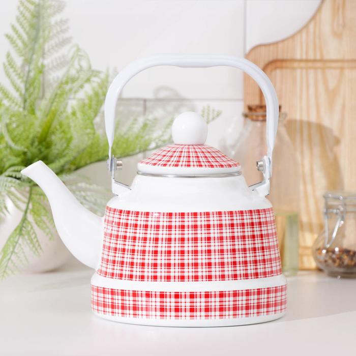 Чайник эмалированный «Английский стиль», 1,7 л, индукция, цвет белый
Чайник эмалированный «Английский стиль», 1,7 л, индукция, цвет белый