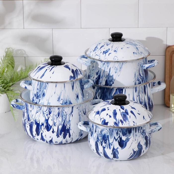 Набор кастрюль Lagoon, 5 предметов: 18×11 см, 20×12 см, 22×13 см, 24×14 см, 26×15 см
Набор кастрюль Lagoon, 5 предметов: 18×11 см, 20×12 см, 22×13 см, 24×14 см, 26×15 см