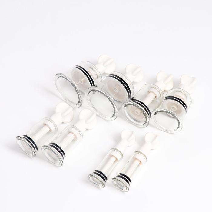 Банки акупункционного действия для вакуумного массажа с вентилем, набор 8 шт.
Банки акупункционного действия для вакуумного массажа с вентилем, набор 8 шт.