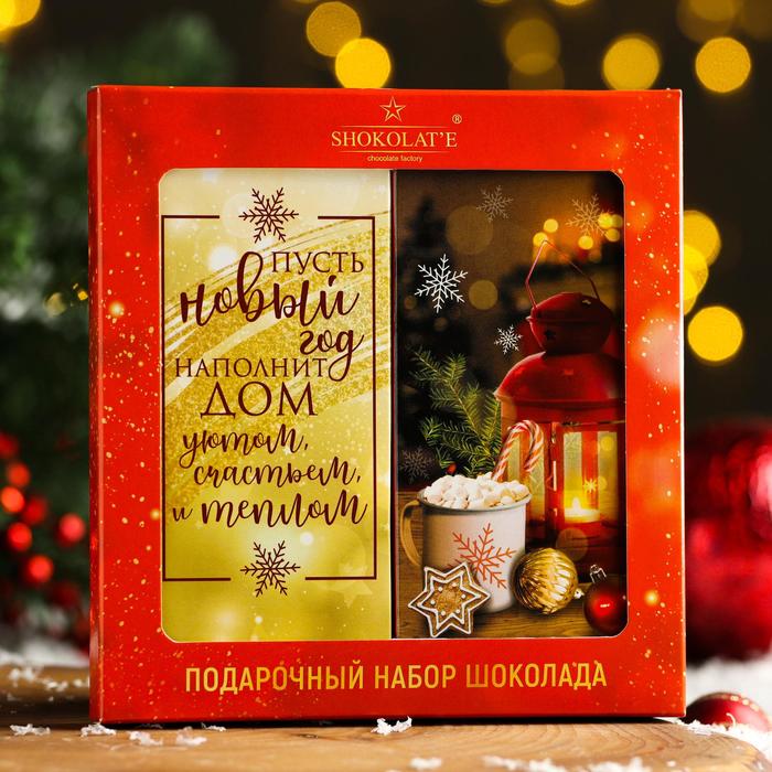 фото Шоколадный набор "с новым годом" красный, 200 г shokolat-e