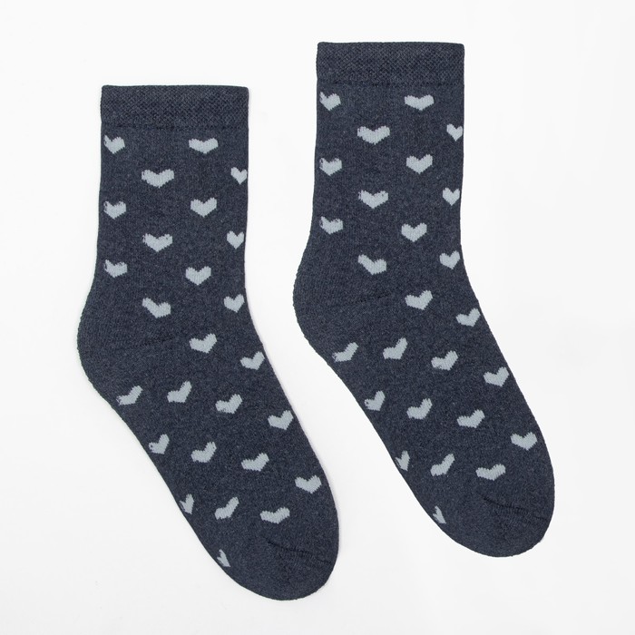 Носки женские махровые, рис. сердечки, размер 23
Носки женские махровые, рис. сердечки, размер 23