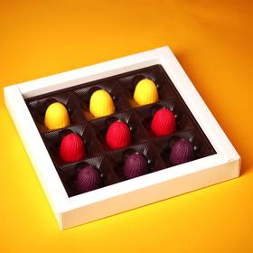 Подарочный набор конфет «Яркого настроения», вкус: клубника, смородина и манго, 130 г.
Подарочный набор конфет «Яркого настроения», вкус: клубника, смородина и манго, 130 г.