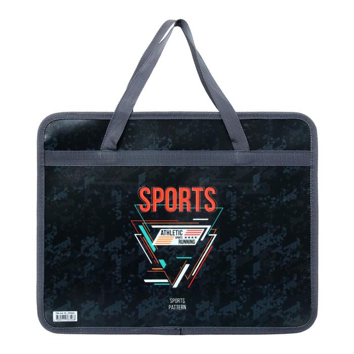 Папка с ручками пластик А4 80мм 330*260 ArtSpace ПМ-А4-25 дев Sports 
Папка с ручками пластик А4 80мм 330*260 ArtSpace ПМ-А4-25 дев Sports