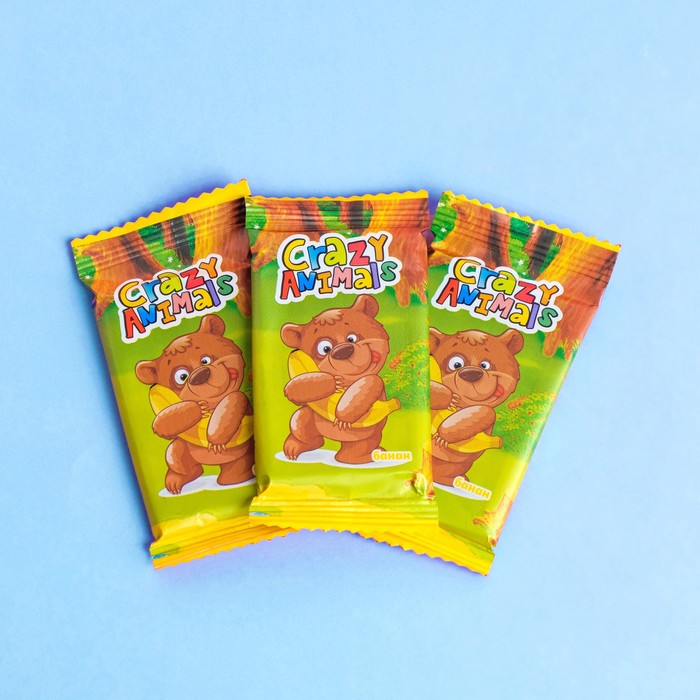 Шоколад молочный «Crazy Animals», банан, 20 г
Шоколад молочный «Crazy Animals», банан, 20 г