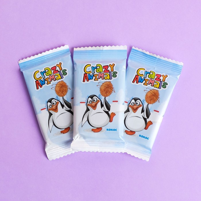 Шоколад молочный «Crazy Animals», кокос, 20 г
Шоколад молочный «Crazy Animals», кокос, 20 г