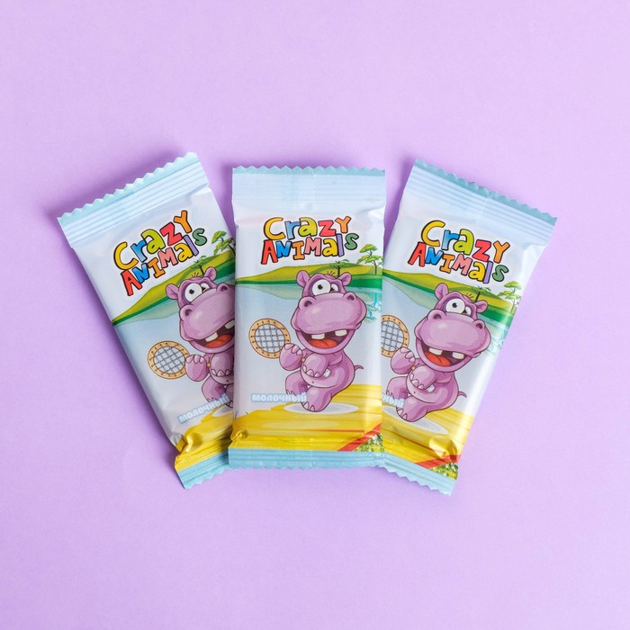 Шоколад молочный «Crazy Animals», 20 г
Шоколад молочный «Crazy Animals», 20 г