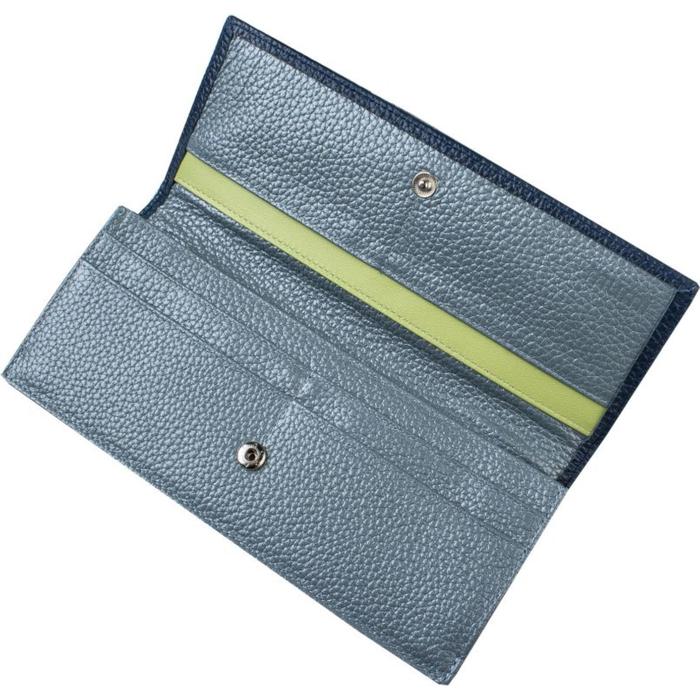 фото Кошелек н/к, кнопка, цвет джинс mumi