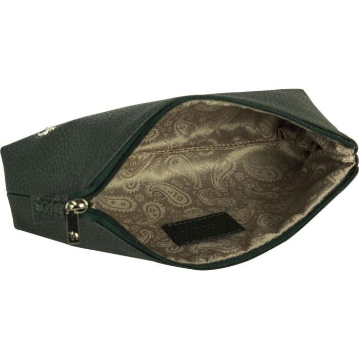 фото Косметичка на молнии, цвет зелёный mumi