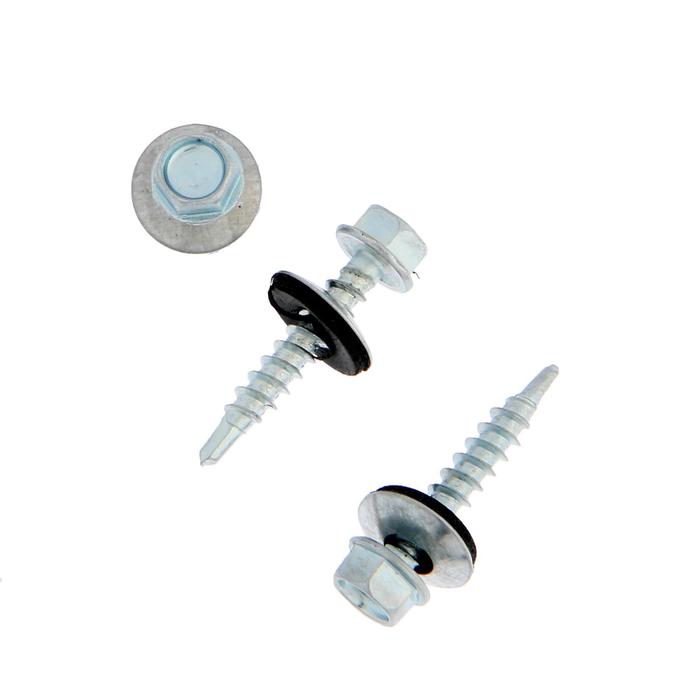 Саморезы кровельные ТУНДРА krep с буром 4.8x28 мм, цинк, 4 шт. 
Саморезы кровельные ТУНДРА krep с буром 4.8x28 мм, цинк, 4 шт.