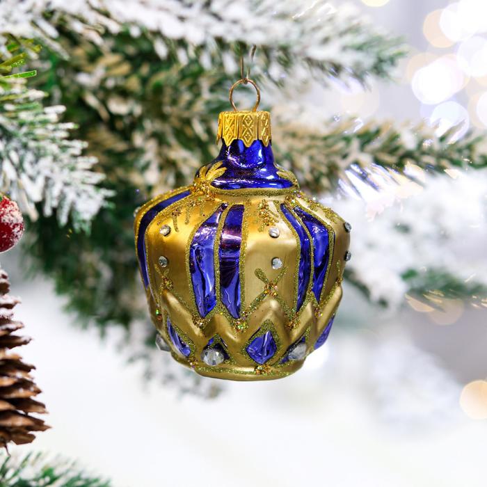 Ёлочная игрушка "Корона фиолетовая", 7 см, стекло
Ёлочная игрушка "Корона фиолетовая", 7 см, стекло