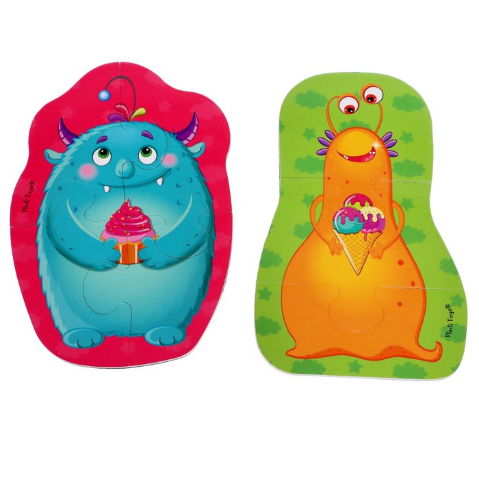 Мягкий магнитный пазл «Монстрики», 2 картинки, 7 элементов
Мягкий магнитный пазл «Монстрики», 2 картинки, 7 элементов