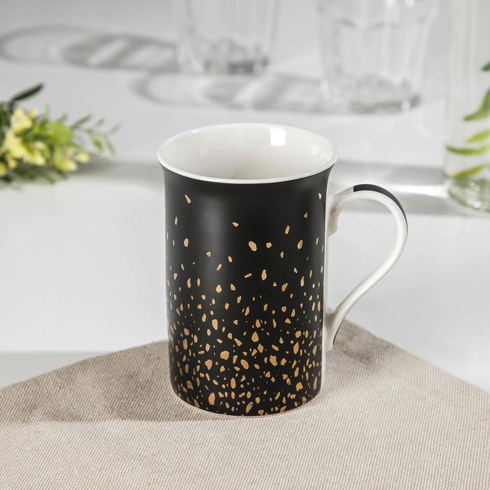 Кружка Magistro Black. Gold, 300 мл, цвет матовый чёрный
Кружка Magistro Black. Gold, 300 мл, цвет матовый чёрный